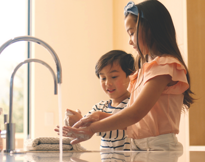 GET YOUR ENTIRE FAMILY TO PRACTICE GOOD HANDWASHING HABITS