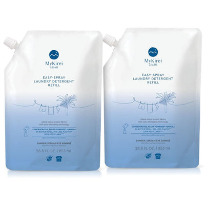 MyKirei by KAO Easy-Spray Laundry Detergent Refill Bundle.