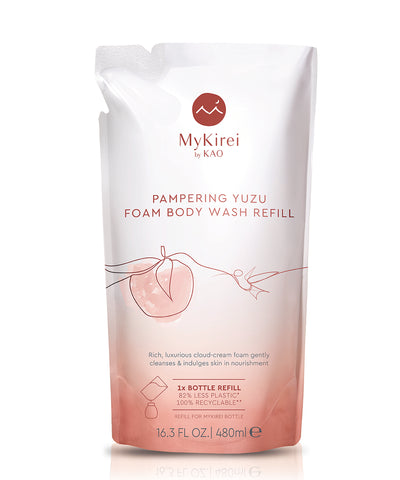 MyKirei by KAO Pampering Yuzu Foam Body Wash Refill