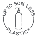 MyKirei by KAO Web Icons Up to 50% Less Plastic